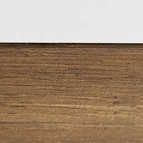 Walker Edison Corbin Modern Farmhouse Sliding X Barn Door TV Stand for TVs up to 80 Inches, 70 Inch, Reclaimed Barnwood and Brushed White