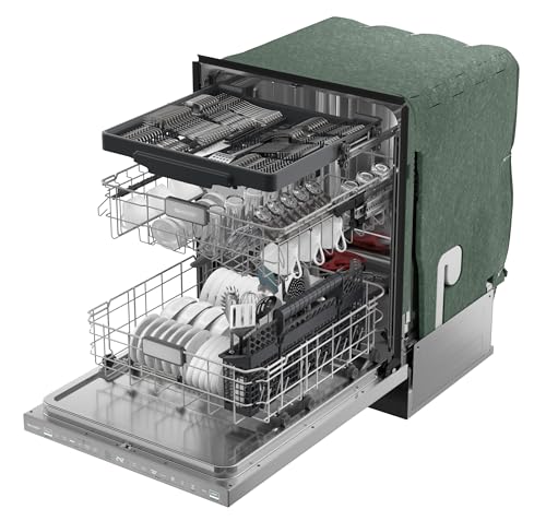 Sharp SDW6888JS 42 dBA Stainless Fully Integrated Built-in Smart Dishwasher