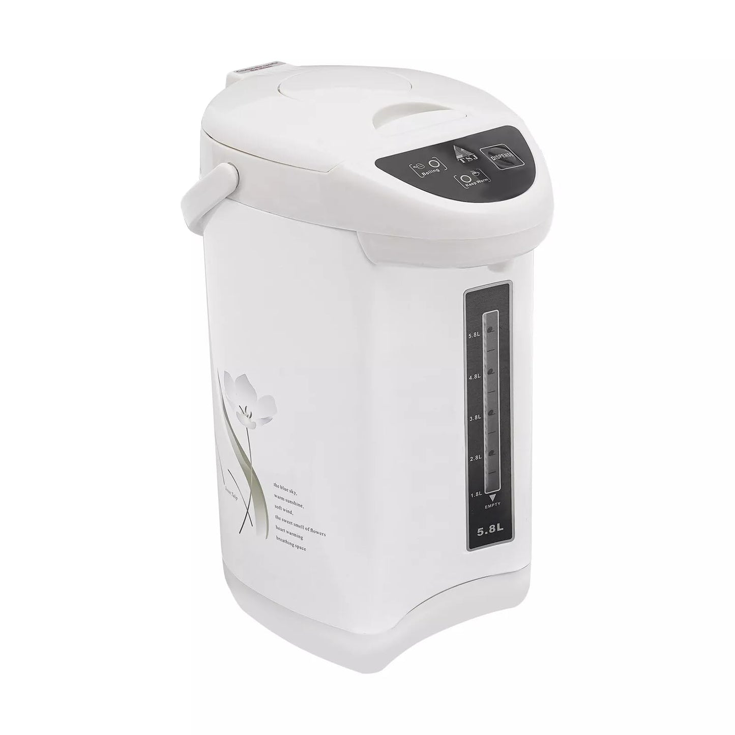 Electric Kettle 4L(135oz) 304 Stainless Steel Electric Tea Coffee Kettle, Boiler & Warmer Removable Water Tank 3 Water Dispensing Modes for Home Kitchen