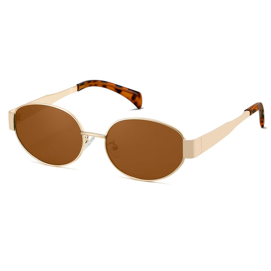 Trendy Oval Sunglasses for Women Men 2025 Retro Sun Glasses Classic Shades UV400 Protection CL2501
