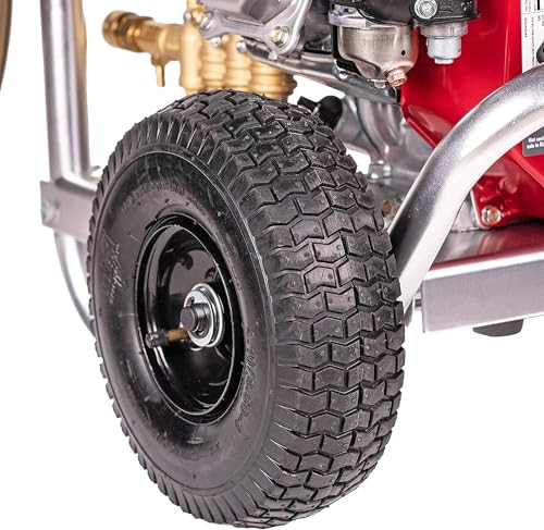 Simpson Cleaning 3400 PSI Gas Pressure Washer, 2.5 GPM Power Washer for Commercial Use, Honda GX200 Engine, 25-Foot Hose, Aluminum Series, 49-State (ALH3228-S)
