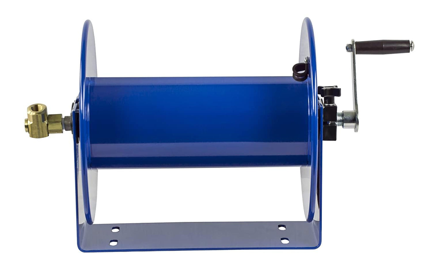Coxreels 112-4-75 Compact Manual Crank Steel Hose Reel - 4,000 PSI - Holds ½” x 75' Length Hose - Perfect for Air Compressor, Garden, Pressure Washer, Electric Hoses (Hose Not Included) Made in USA