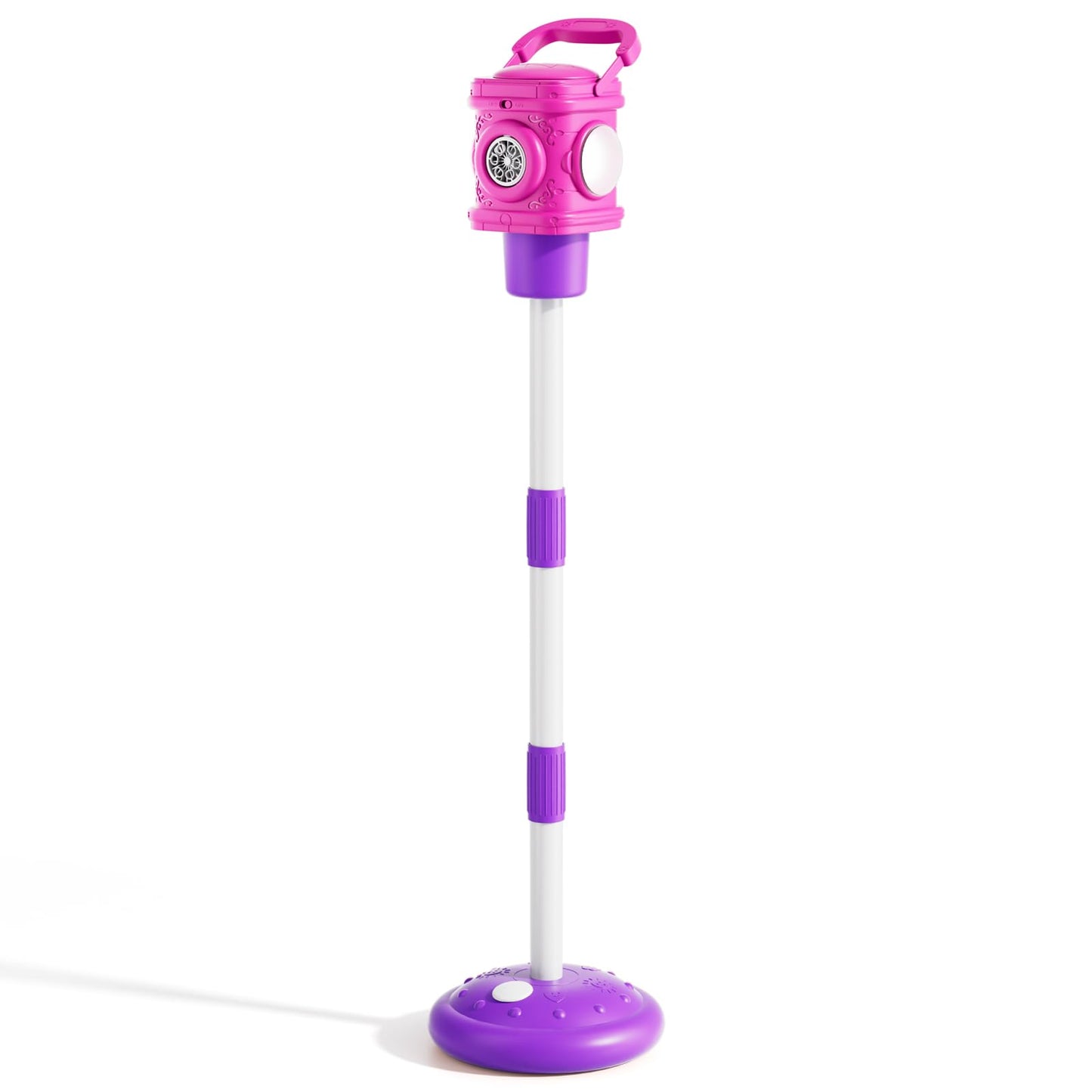 2-in-1 Remote Street Lamp Bubble Machine for Kids 3-6 4-8 Years Old, Outdoor & Indoor Bubble Maker Toys with Lights for Boys and Girls 3 4 5 6 7 8+ Birthday Party Gifts