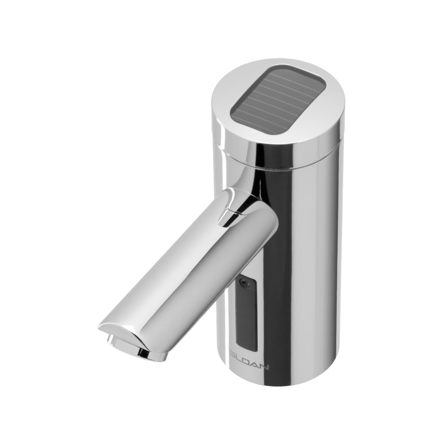 Sloan Optima EAF-275 Sensor Activated Touch-Free Faucet, Commercial Grade w/Mounting Hardware - 0.35 GPM Solar-Powered Deck-Mounted Mid Body, Polished Chrome Finish, 3335152