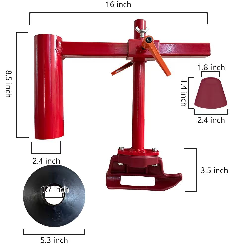 KATOOL Upgrade Manual Tire Changer Duck Head Kit with Duck Head Tire Changer Compatible with Most Car Tires