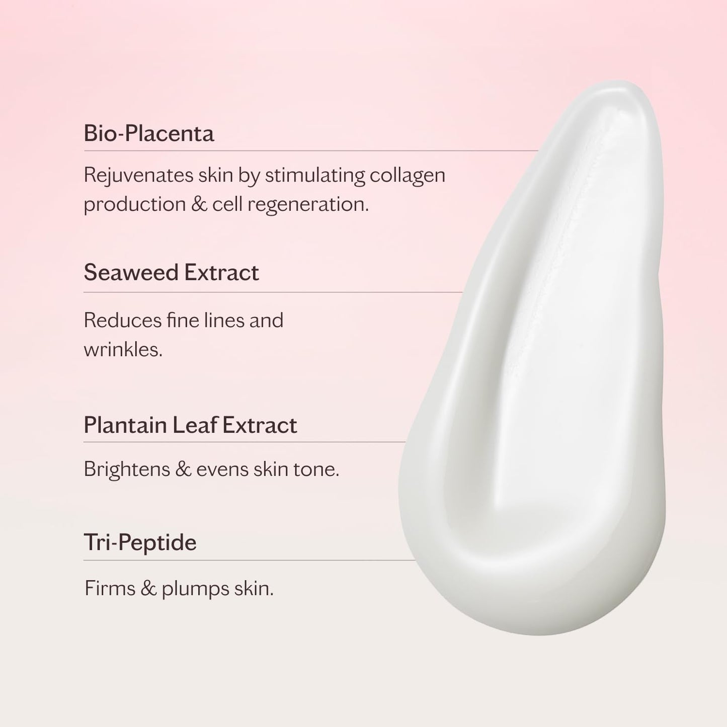 MZ SKIN Reviving Bio-Placenta & Stem Cell Serum - Luxury Size 1.01 fl oz | Night Repair Serum with Bio-Placenta, Plant Stem Cells & Peptides | Firms, Smooths & Restores