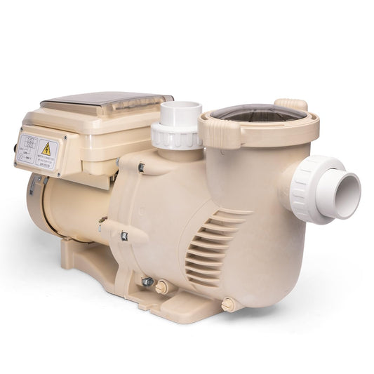 XtremepowerUS 1.5 HP Variable Speed Swimming Pool Pump 230V, In-Ground Pool, 6,660 GPH High Performance Max 1.75HP