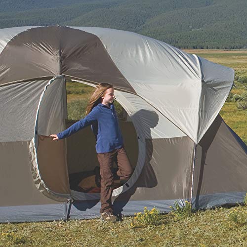 Coleman 6-Person WeatherMaster Camping Tent with Screened Porch, Weatherproof Tent with Screen Room, Rainfly & Carry Bag Included