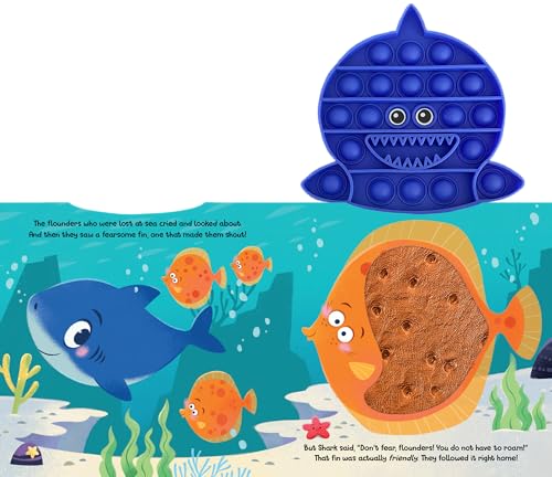 Fidgimals Little Shark Animal Baby Book | Educational Children's Books, Sensory Board Book with Pop It Fidget Toys, Perfect Sensory Toys for Toddlers ... Books with Sensory Fidget Popper Animals)