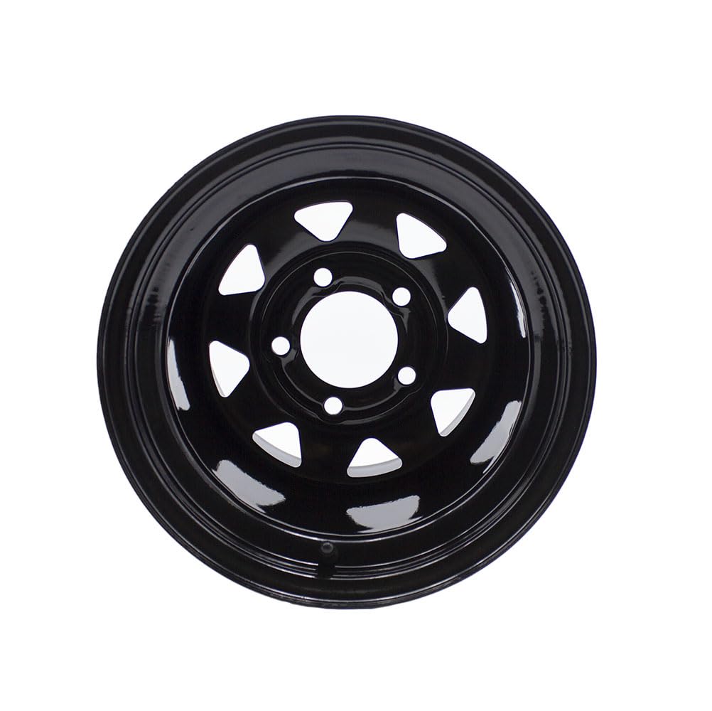 ATV RTV Mower Rim 12x10.5 WHEEL RIM 5/4.5 for Zero Turn Riding Garden Lawn Mower Compact Tractors Heavy Equipment 12 x 10.5 Rim 5 Lugs Bolt Circle 4.5 inch,backspace 4.75 inch