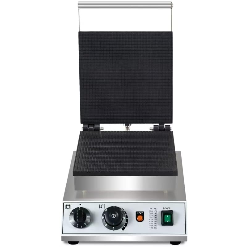 Electric Ice Cream Cone Maker,Commercial 1750W Waffle Cone Machine Non-Stick 10inch pan size egg roll waffle maker and Bowl Maker for Home Restaurant party use