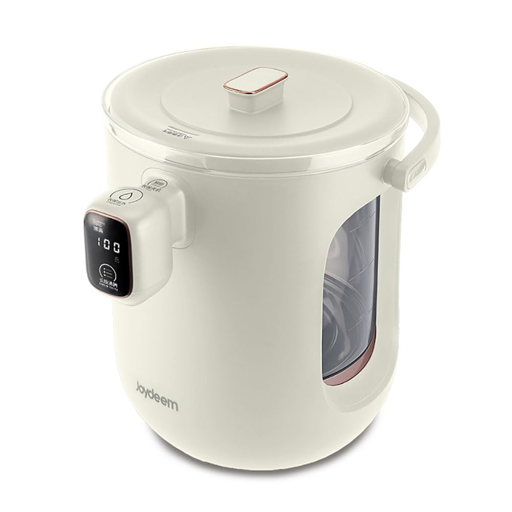 Joydeem Hot Water Dispenser, Glass Water Boiler and Warmer, 5 Keep Warm Temperature Settings, Support ℉ & ℃, 3L/101Oz/12 Cups, JD-DSP203, White