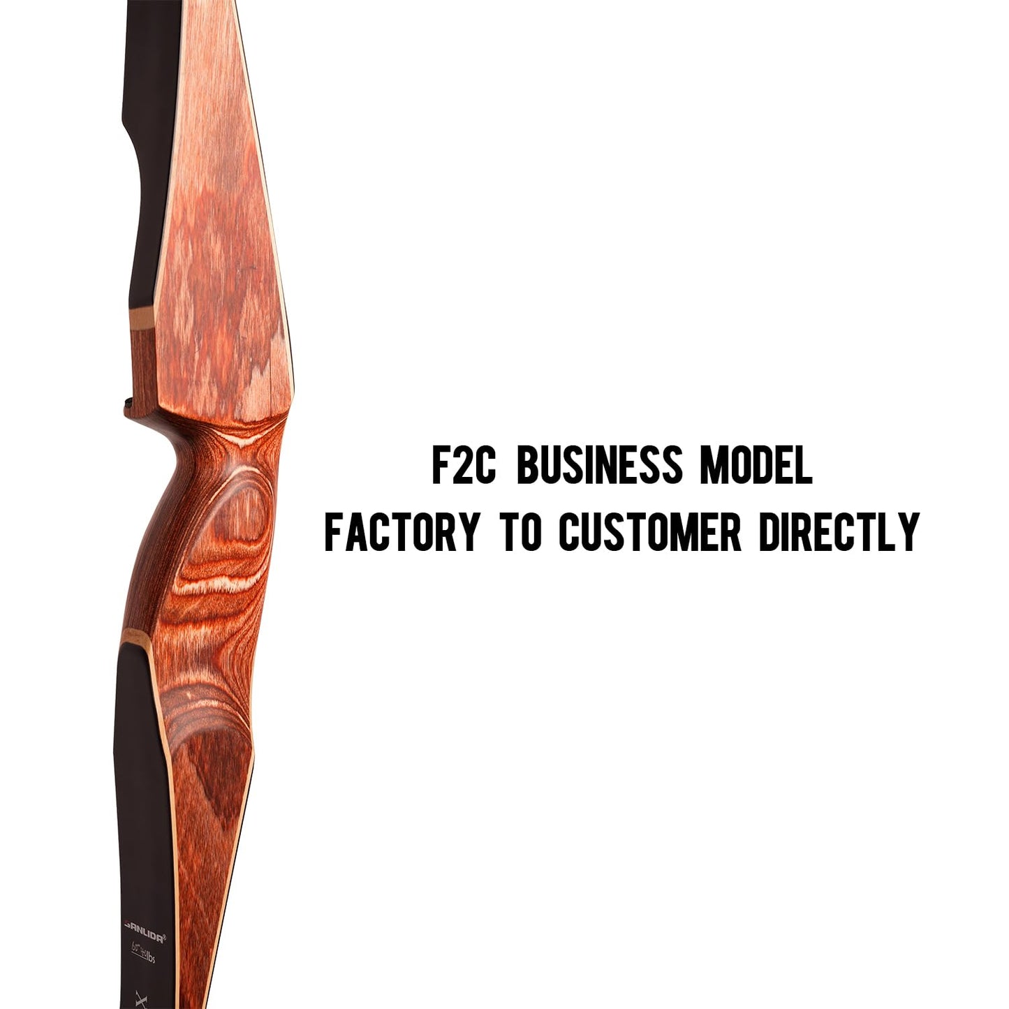 Sanlida Archery 60" Royal X8 One-Piece Bow Traditional Wooden Hunting Bow Handmade Hunting Bow and Arrows Kit for Adults & Traditional Archers, RH Only (40lbs, Red Wood)