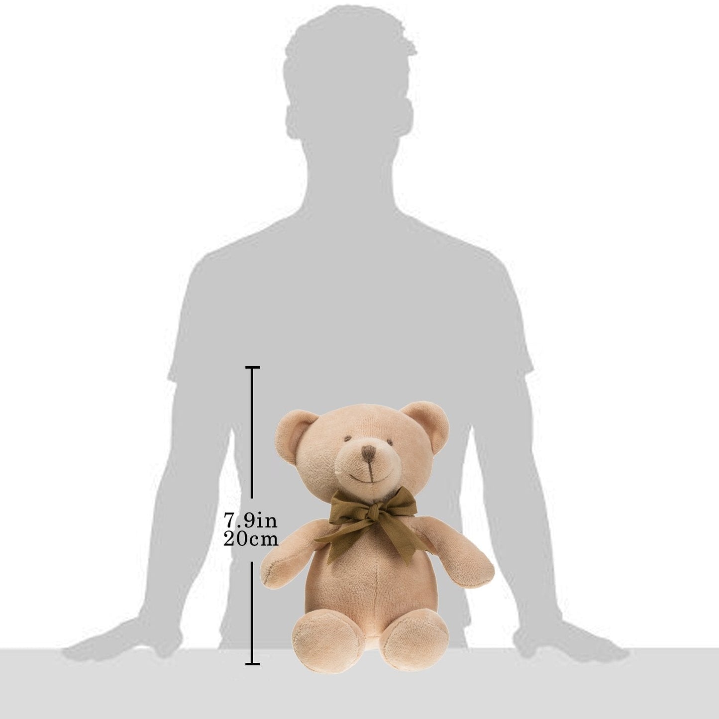 100% Organic Cotton Velour Teddy Bear for Baby Boy & Girl, Toddler Kids | GOTS Certified Eco-Friendly Clothes | Luxury Soft, Breathable & Comfortable Outfit