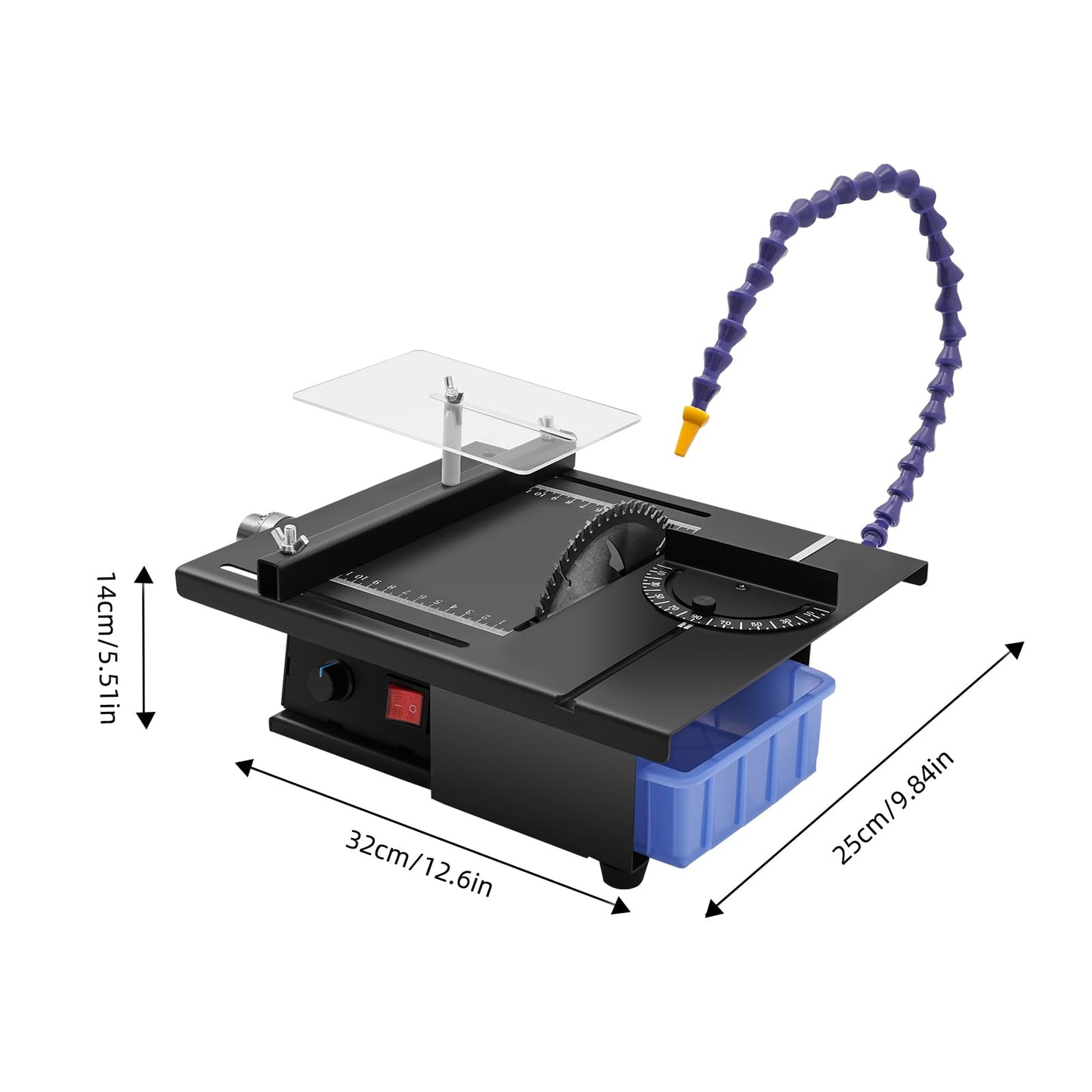 Gem Faceting Cutting Carving Polishing Machine, 1850W Portable Table Saw Jewelry Rock Polishing Grinding Tool 0-10000RPM Grinder