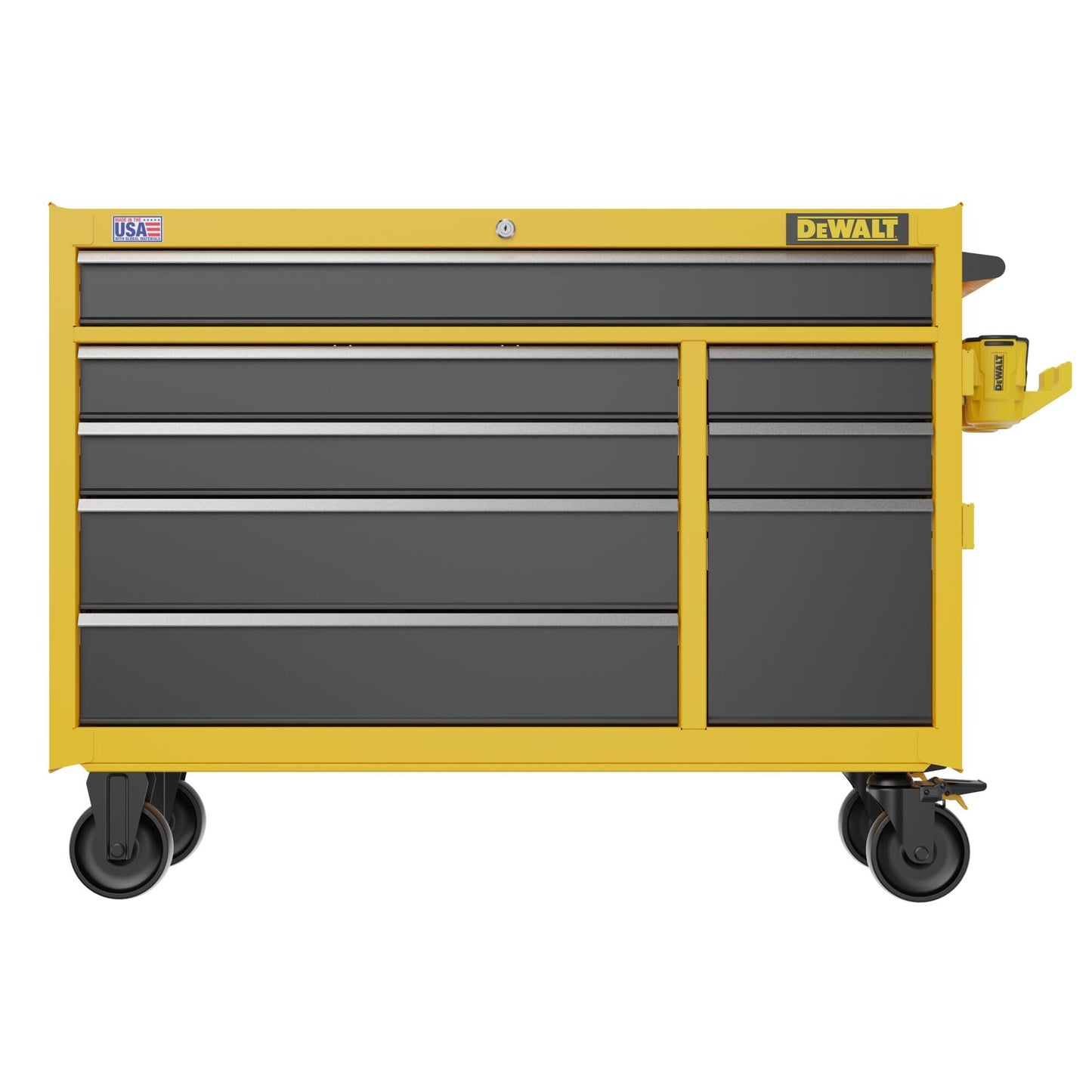 DEWALT Rolling Tool Chest with 8 Drawers, 52 Inch, 100lb Drawer Capacity, DEWALT Workshop Storage System Compatible (DWST52082)