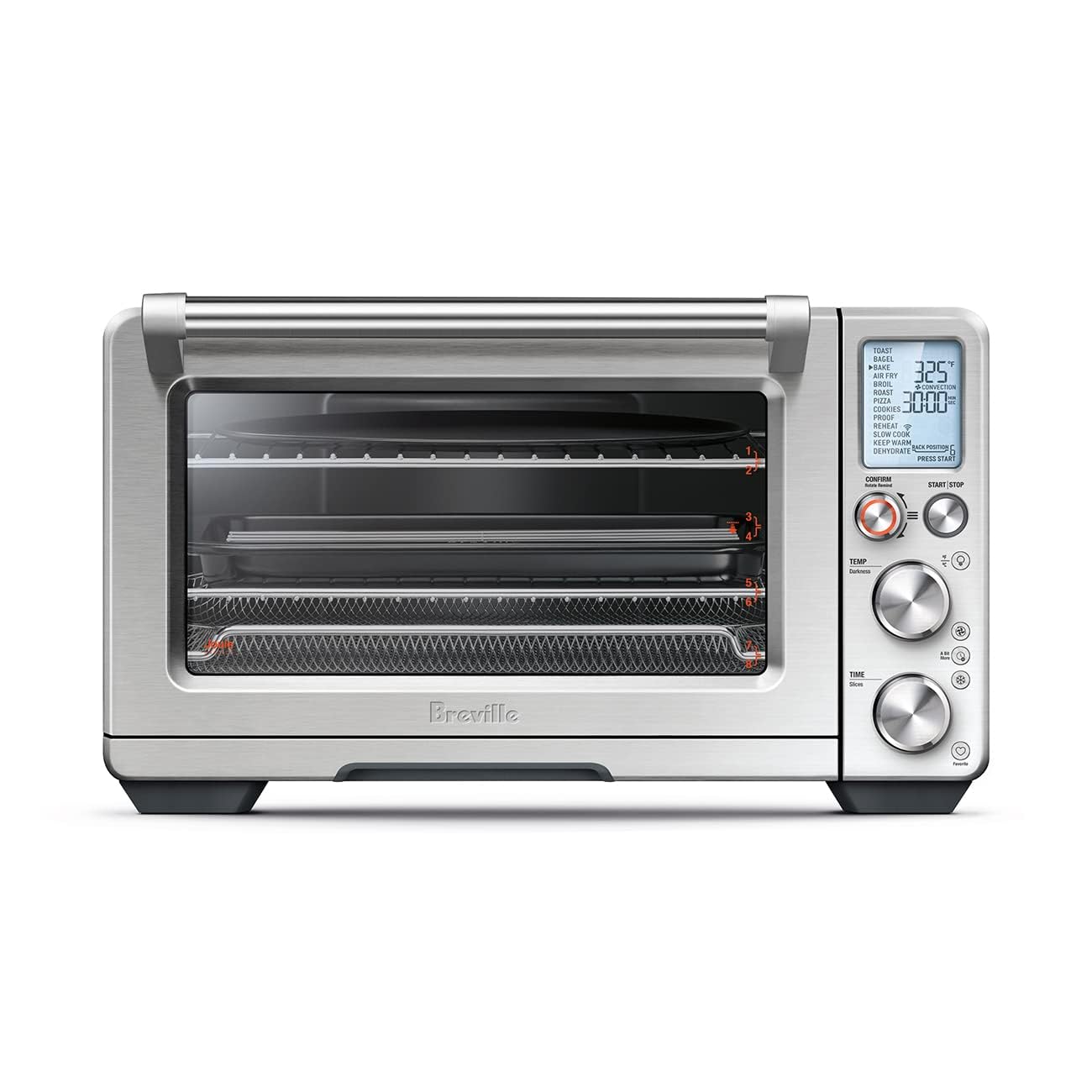 Breville BOV950BSS Joule Smart Oven Air Fryer Pro Countertop Oven, Brushed Stainless Steel