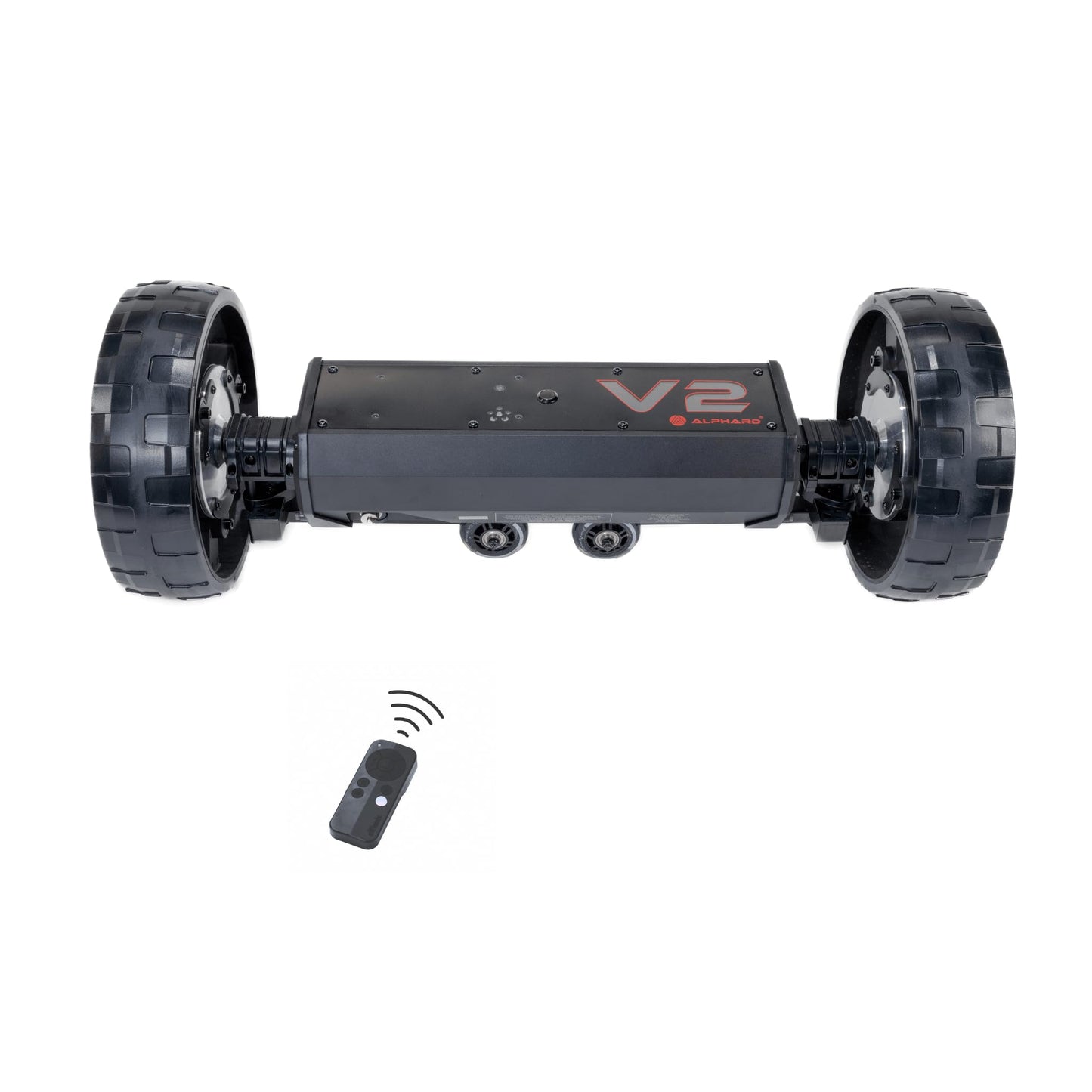 Alphard Club Booster V2Pro – Convert Your Push Cart into a Motorized, Electric Remote-Controlled Golf Caddie (Quad XL/Triswivel/Nitron)- New 2025 V2Pro with Permanently Attached Wheelie Bars (V2BBPRO)