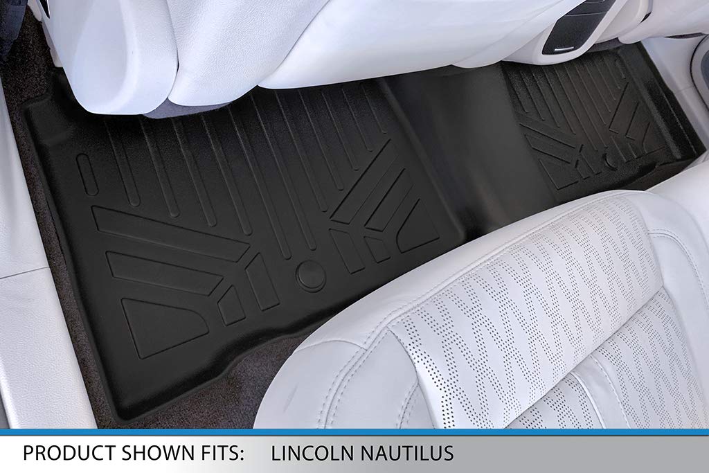 MAXLINER Custom Fit Floor Mats 2 Rows and Cargo Liner Trunk Set Compatible with 2016-2018 Lincoln MKX