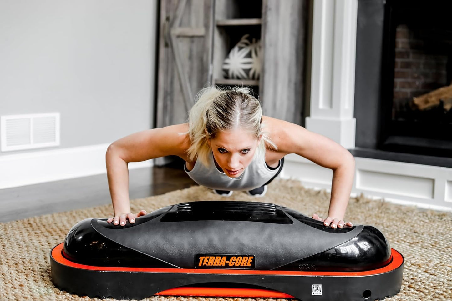 Terra Core Balance Trainer – Inflatable Home Gym Fitness Platform for Core, Strength, Balance, HIIT and Conditioning, Full Body Functional Training Tool for Stability and Cardio Workouts at Home