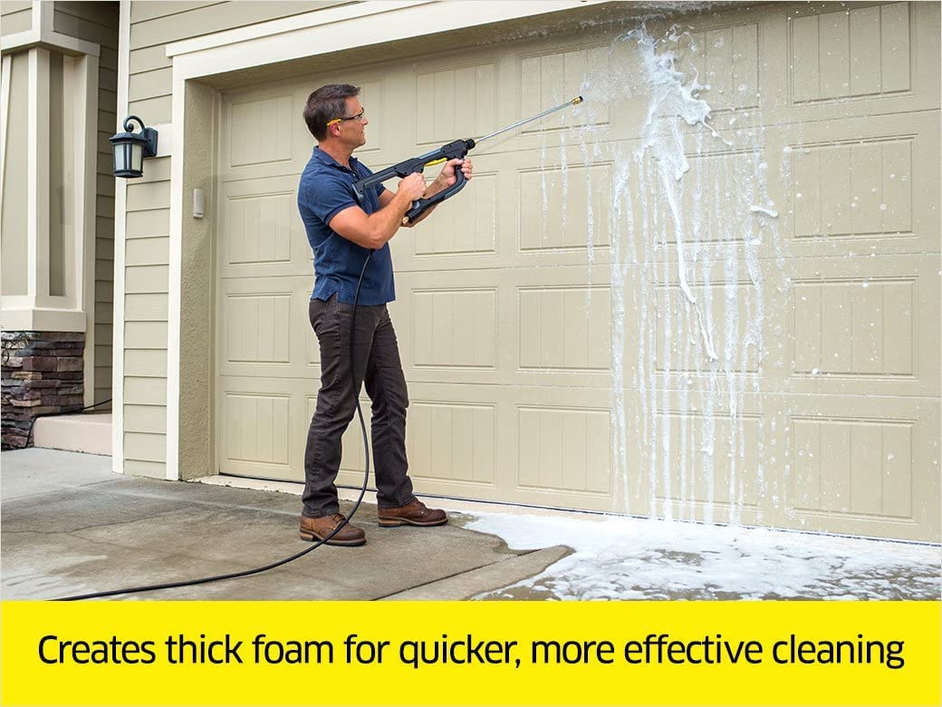 CRAFTSMAN Electric Pressure Washer, Cold Water, 1900 -PSI, 1.2-GPM, Corded (CMEPW1900) & Karcher Pressure Washer Multi-Purpose Cleaning Soap Concentrate Outdoor Surfaces – 1 Gallon