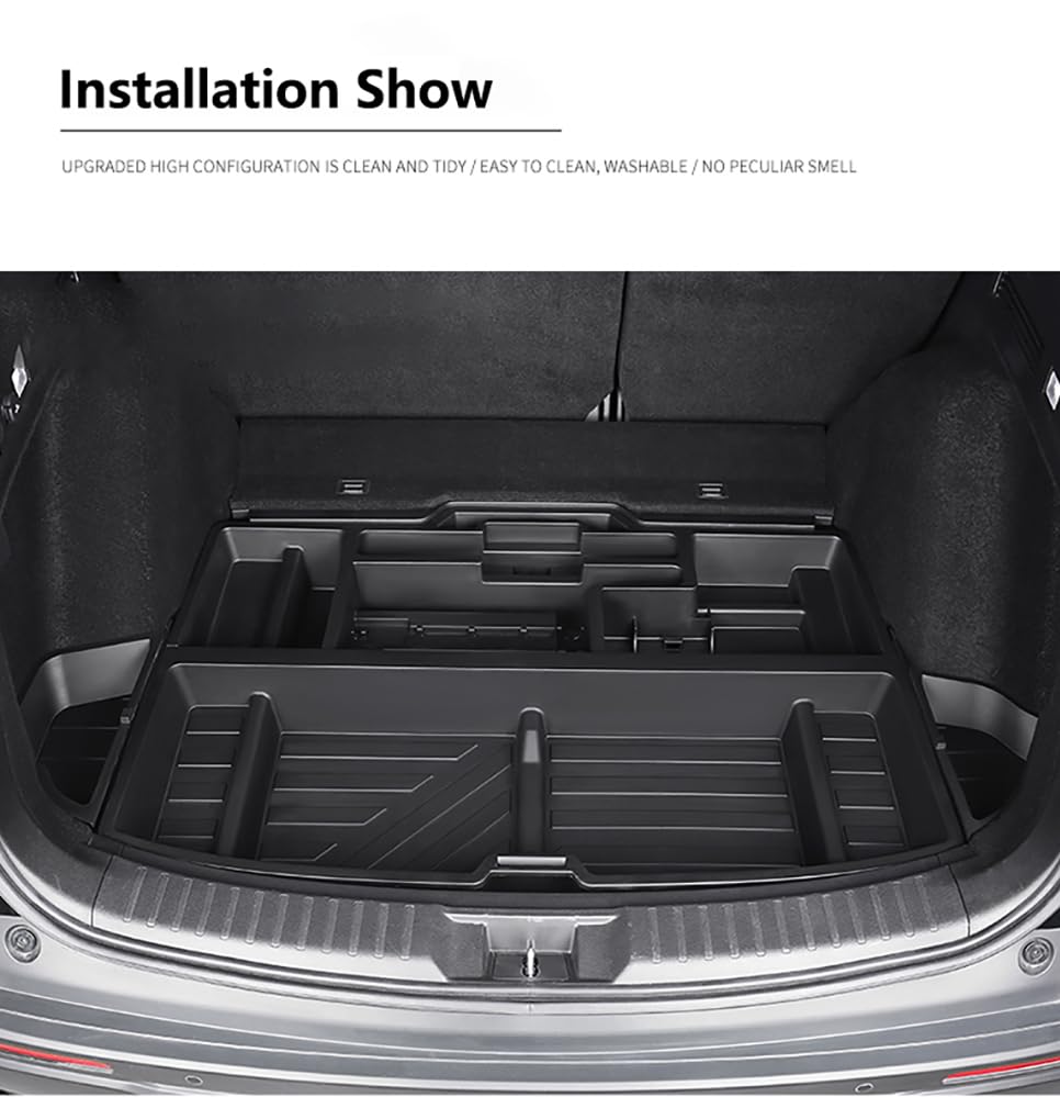 SSBOX Trunk Custom-Fit Organizer for 2023-2026 Honda CR-V, SUV Insert Cargo Rear Hatch Storage Box for CRV EX LX EX-L Touring Turbo Plus Sport Accessories
