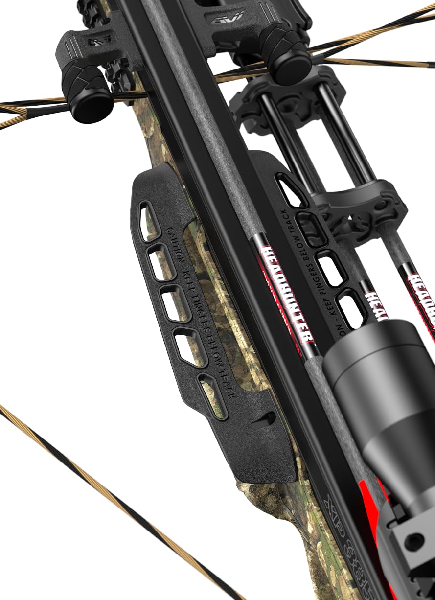 Barnett Expedition 385 Hunting Crossbow - Compact, Fast 385fps, Adjustable Butt Stock, Veil Camo, Triggertech Trigger, 4x32 Scope, Aluminum Flight Track, Headhunter Bolts, with CCD.