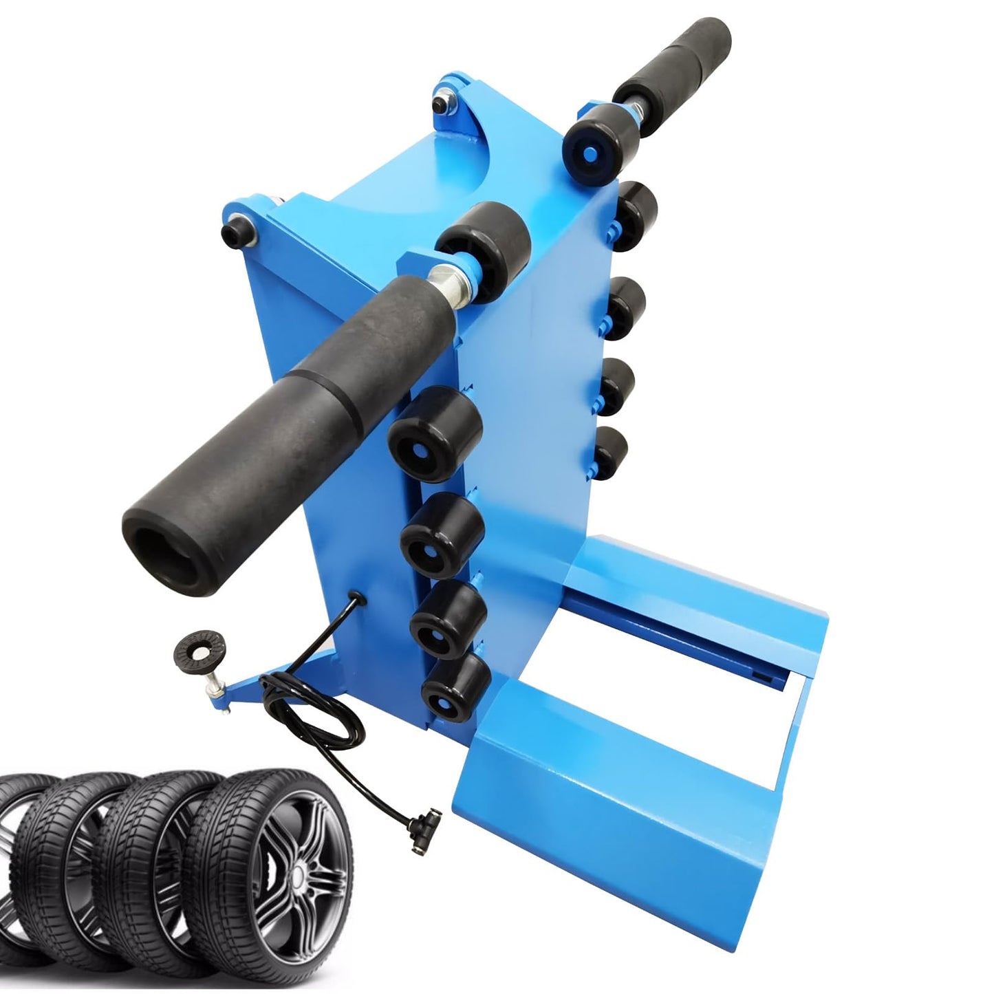 WYDDDARY Pneumatic Tire Changer, 176lbs(80kg) Lifting Capacity, Pneumatic Tyre Wheel Lifter Tire Changer Machine for 6"-24" Rim Tire Repair