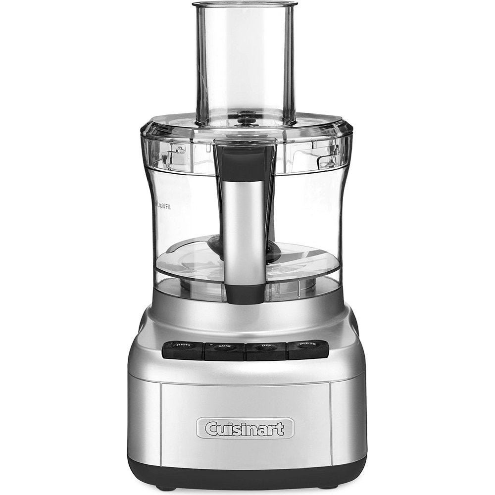 Cuisinart Elemental 8-Cup Food Processor, Silver (FP-8SV) with 1 YR CPS Enhanced Protection Pack