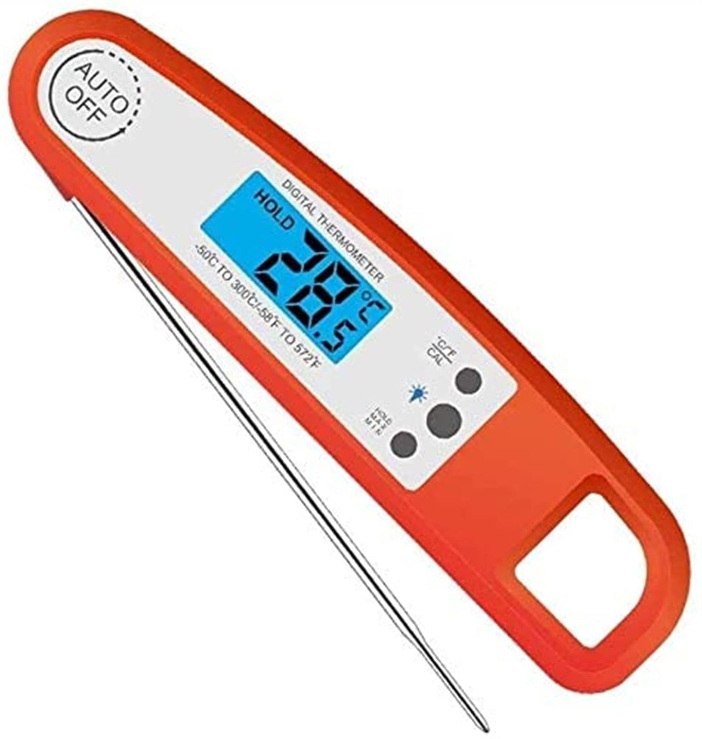 GIENEX Meat Thermometer, Instant Read Food Thermometer for Cooking, Waterproof Digital Kitchen Thermometer with Backlight, Ultra Fast Cooking Thermometer Long Probe for Grilling BBQ