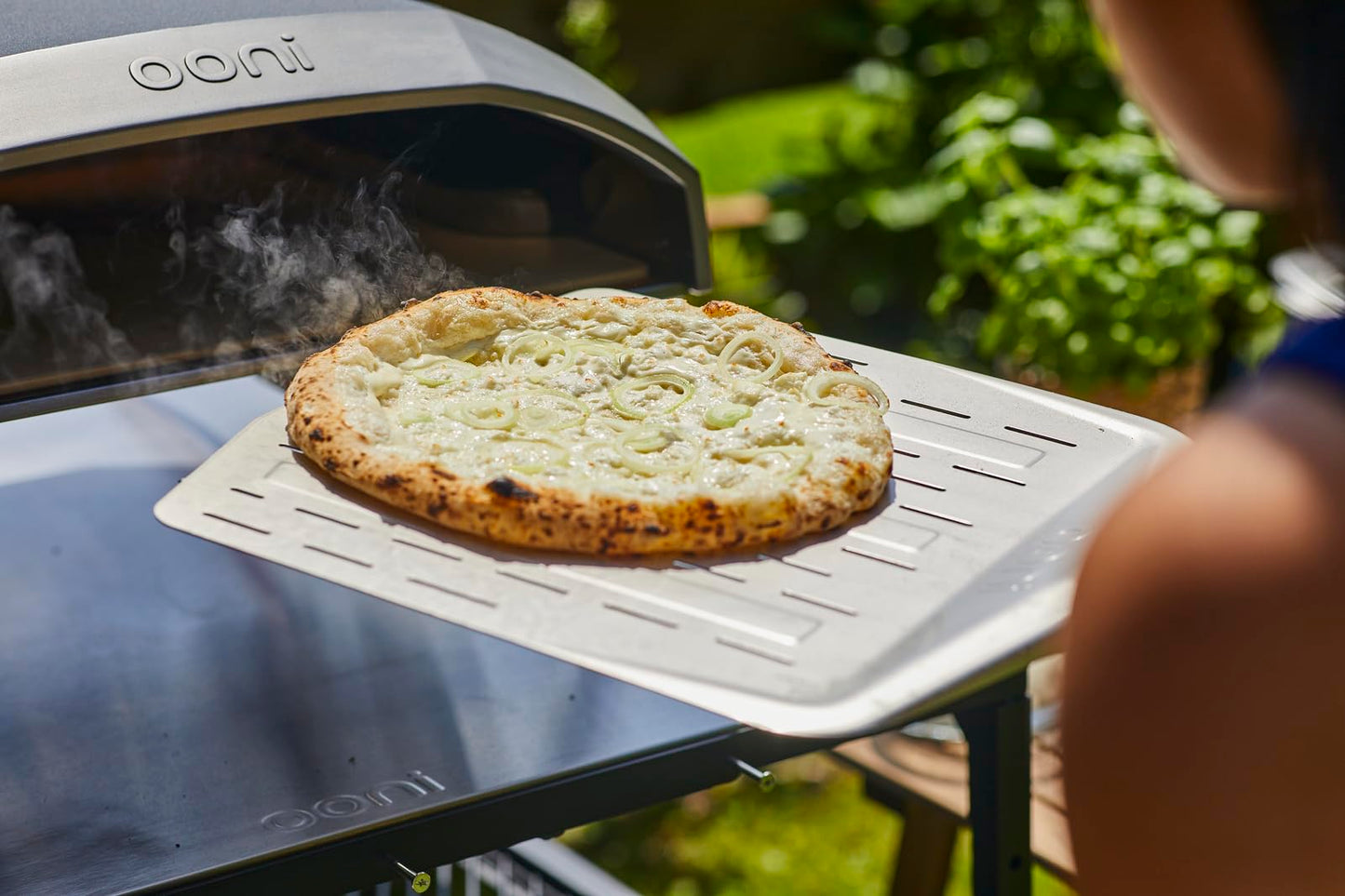 Ooni Koda 16 Gas Pizza Oven - Essentials Pizza Oven Bundle - Includes 14" Perforated Pizza Peel