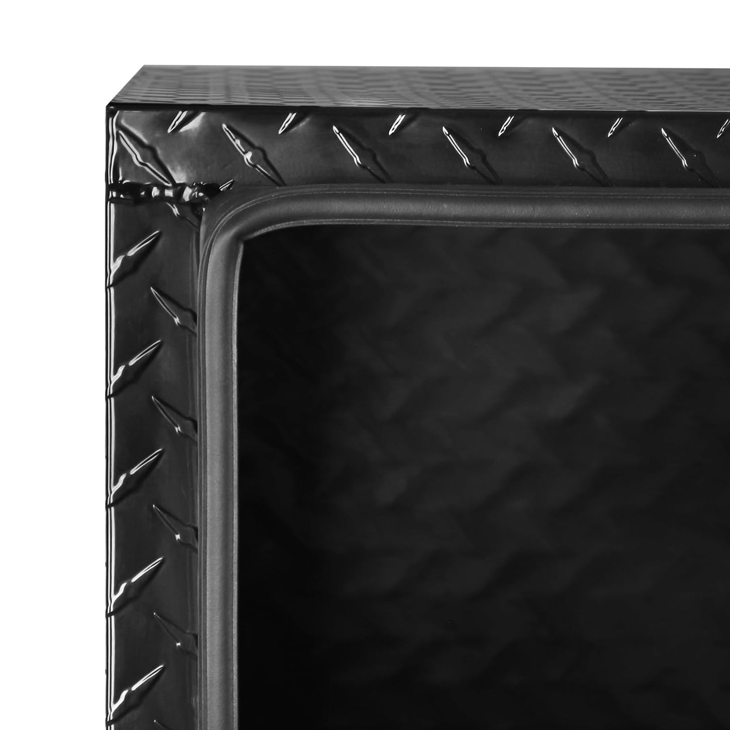 FORWODE 30 Inch Underbody Truck Tool Box Aluminum Storage Tool Box for Pickup Truck Bed, RV Toolbox - Black
