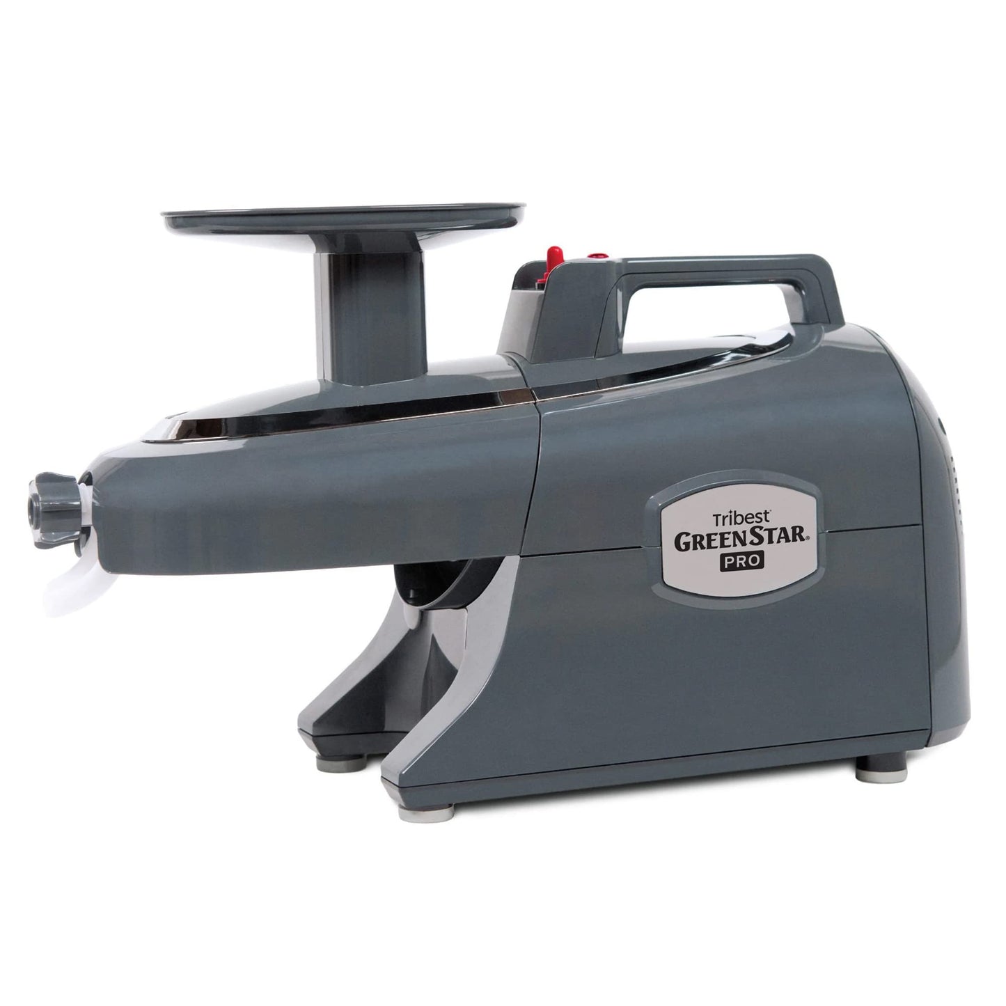 Tribest Greenstar Pro GS-P502-B Pro Jumbo Twin-Gear Cold Press Slow Masticating Juicer (Gray)