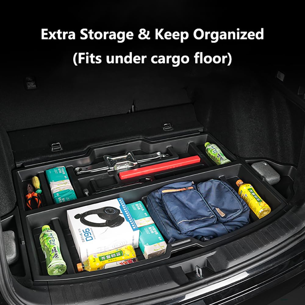 SSBOX Trunk Custom-Fit Organizer for 2023-2026 Honda CR-V, SUV Insert Cargo Rear Hatch Storage Box for CRV EX LX EX-L Touring Turbo Plus Sport Accessories