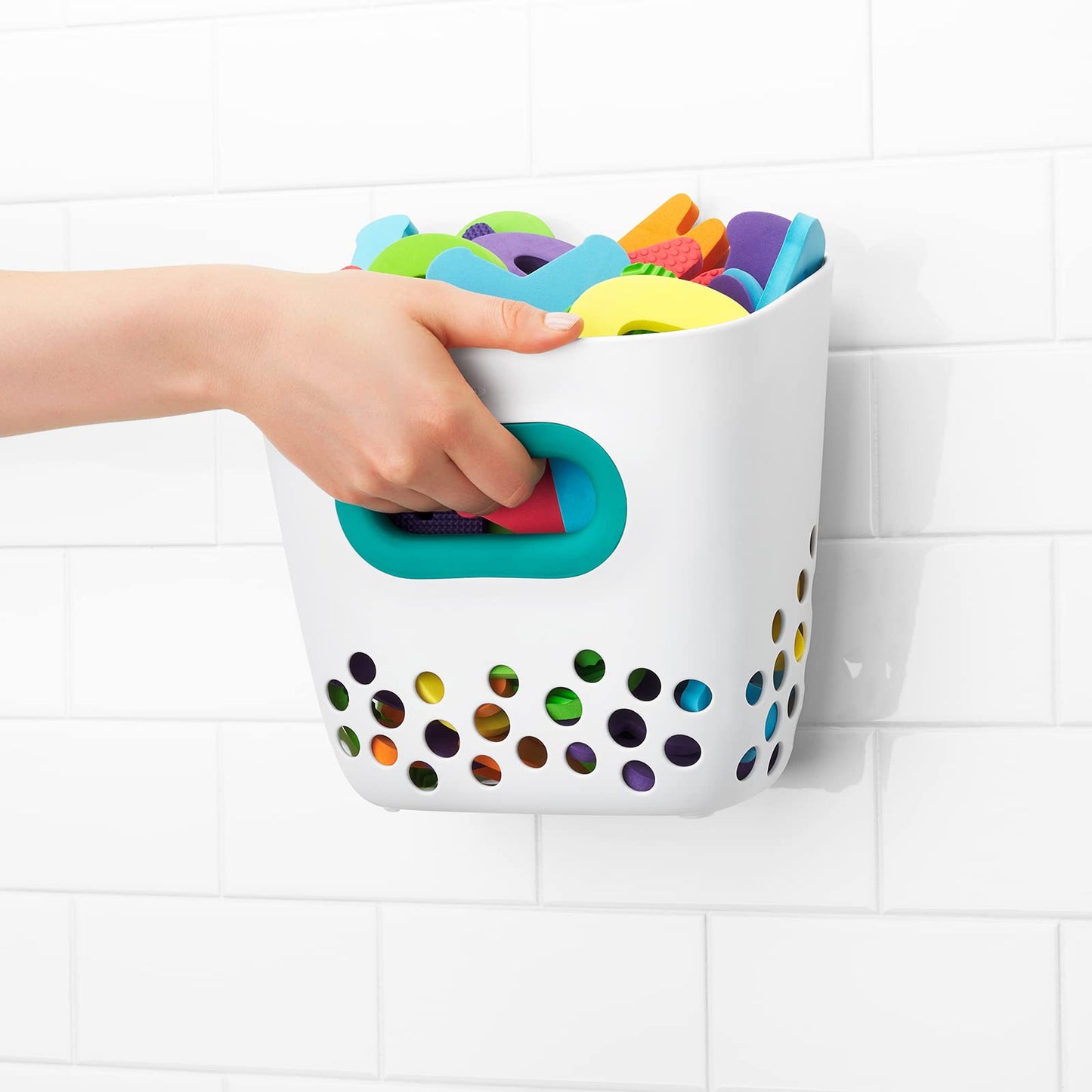 OXO Tot Bath Toy Bin, Teal