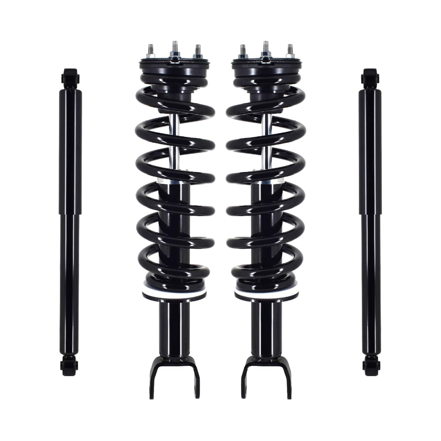 PM Auto Set of 4 Front Rear Quick Complete Strut-Shock Replacement For 2011-2018 RAM 1500, 2019-2023 RAM 1500 Classic, 2009-2010 Dodge RAM 1500