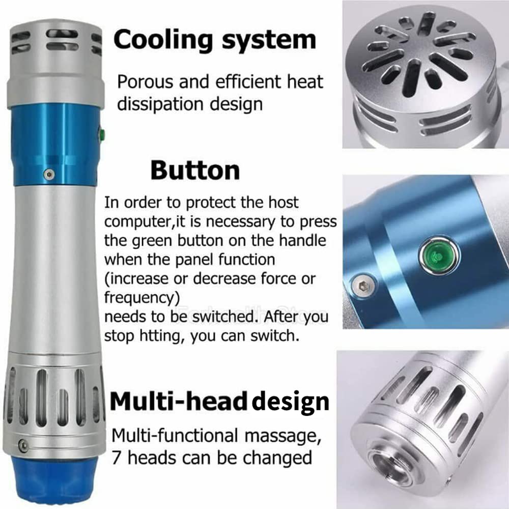Nulatool Extracorporeal Shockwave Therapy Machine,Shockwave Deep Muscle Massager for E-D Pain Relief Muscle Relaxed