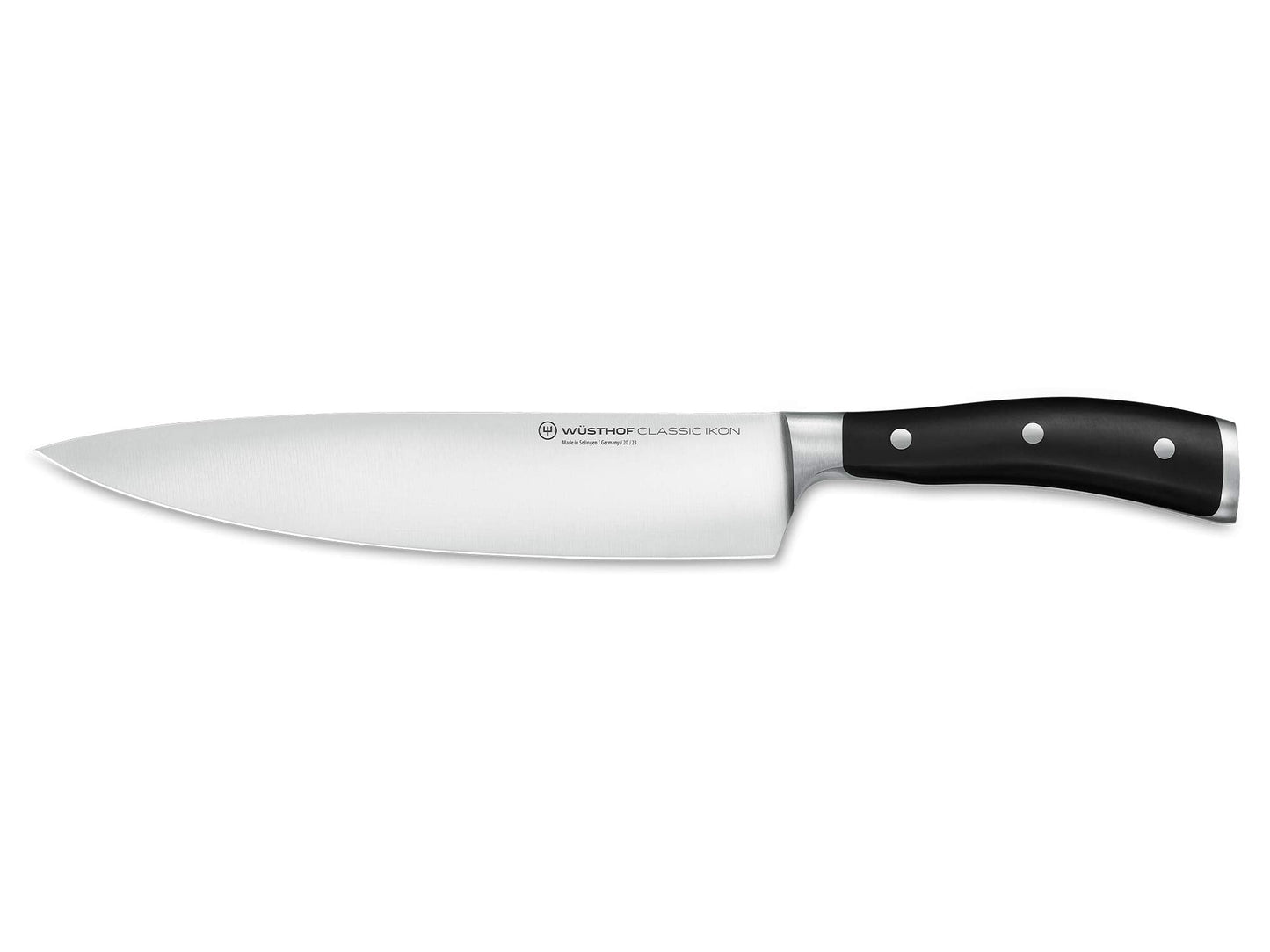 Wüsthof Classic IKON Chef's Knife, 9-Inch, Black