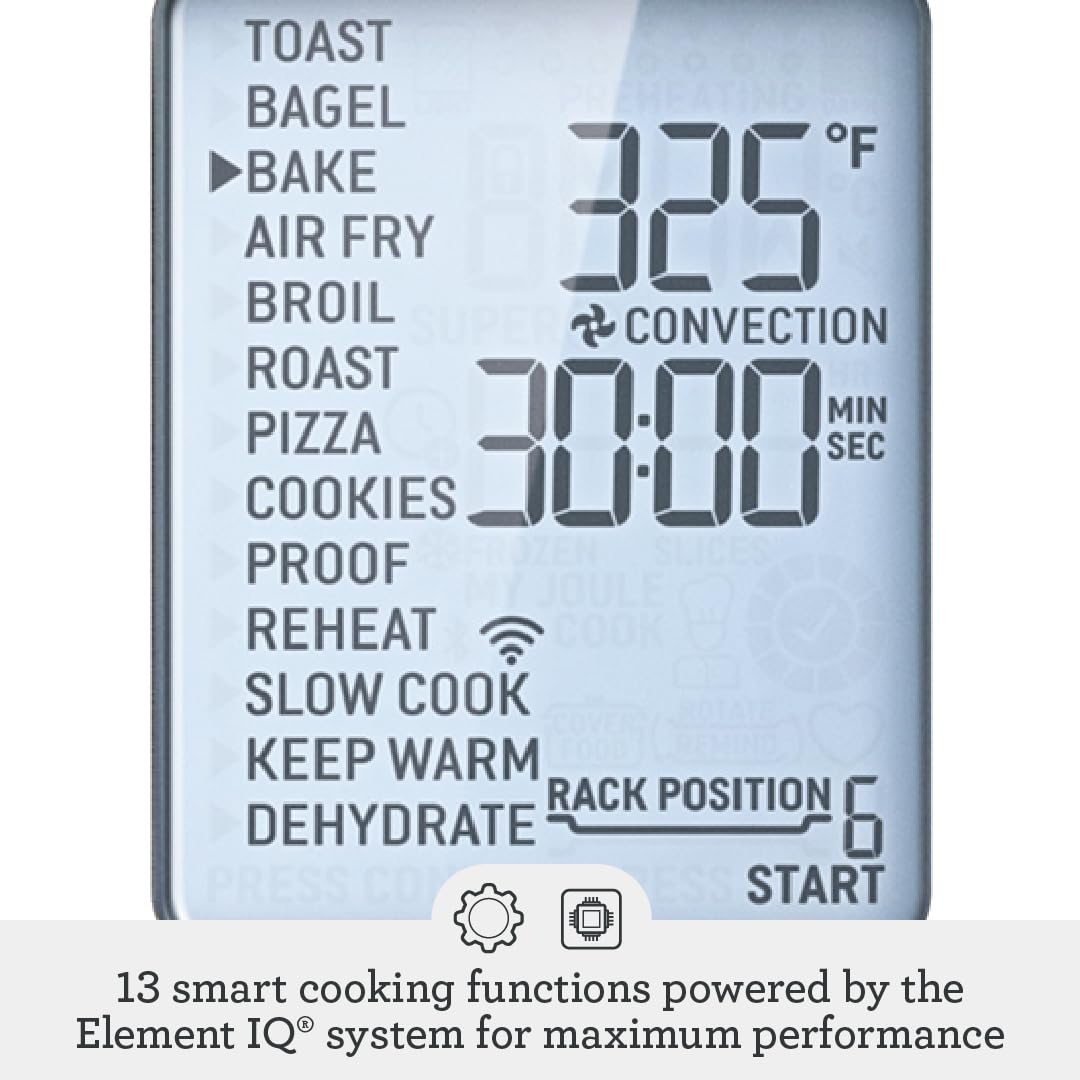 Breville BOV950BSS Joule Smart Oven Air Fryer Pro Countertop Oven, Brushed Stainless Steel