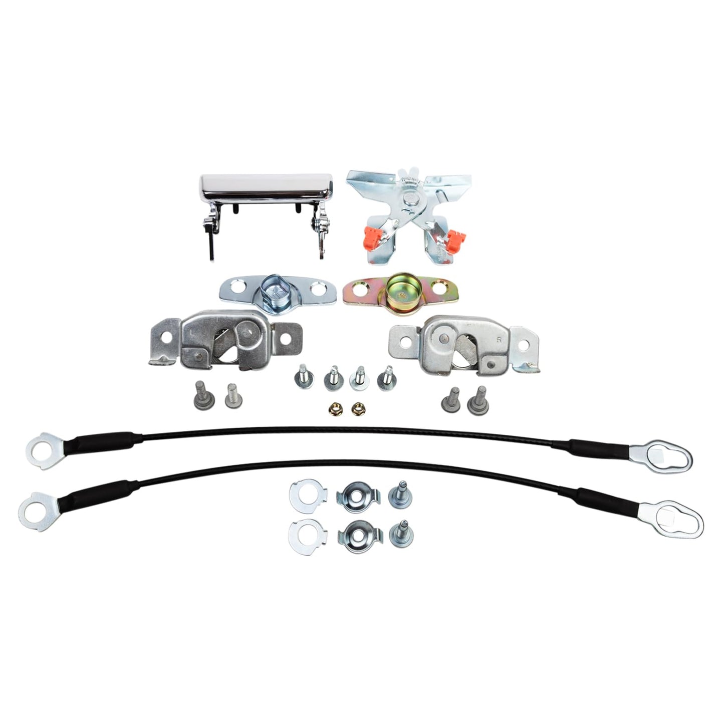 TRQ Tailgate Repair Kit Compatible with 1987-1996 Ford F-150 F-250 F-350 1993-1997 Ranger 1998-2000 Mazda B2500 1994-2000 B3000 B4000