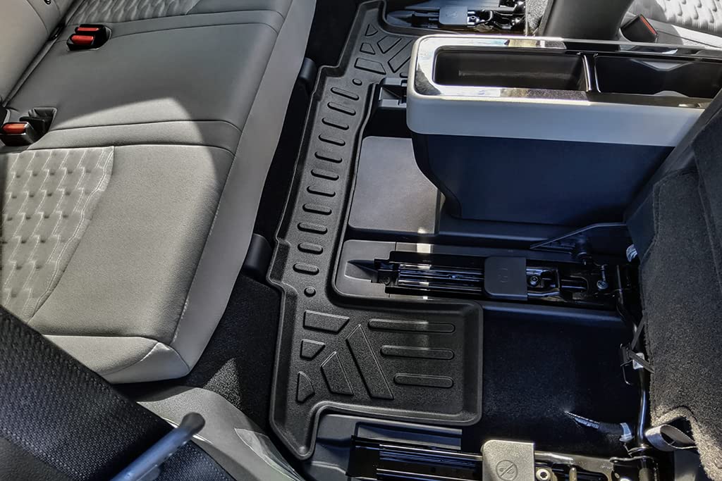 SMARTLINER Custom Fit Floor Mats 3 Rows and Cargo Liner Behind 3rd Row Set Compatible with 2022-2025 Infiniti QX60