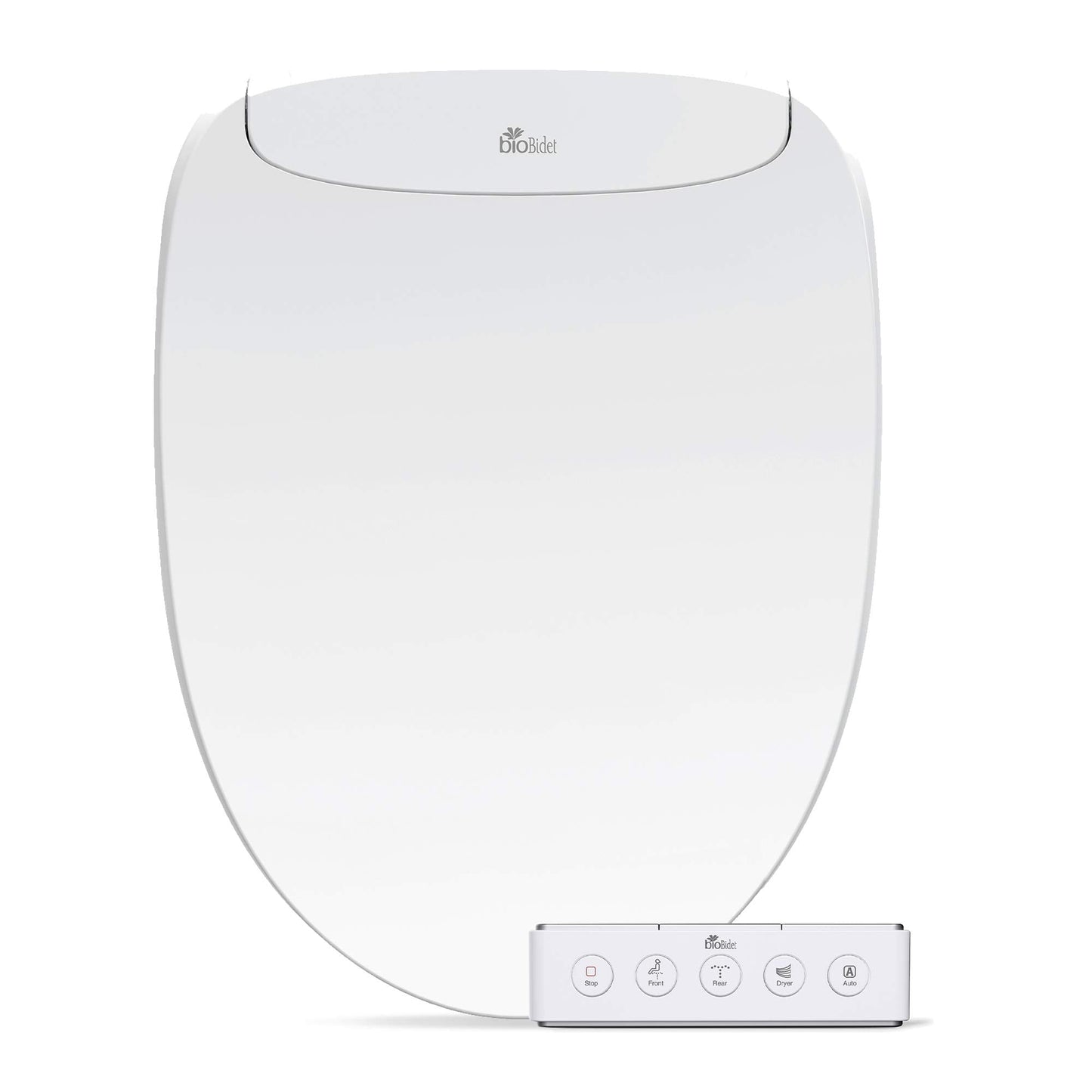 Bio Bidet DLS Premium Heated Bidet Seat, Warm Water & Air Dryer, Auto Open and Slow Close Lid, Elongated