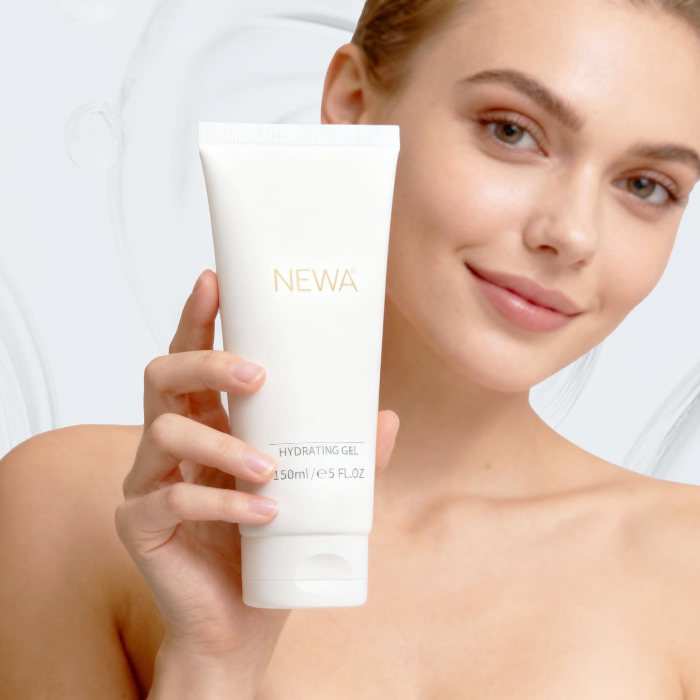 NEWA Wrinkle Reduction Device Skincare Tool for Facial Tightening. Boosts Collagen, Reduces Wrinkles. with 1 Gel Supply (Pink)