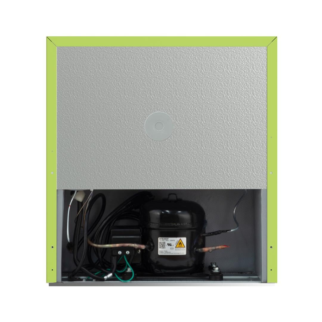 Frigidaire EFR115-GREEN 1.6 Cu Ft Compact Fridge for Office, Dorm Room, Mancave or RV, Green