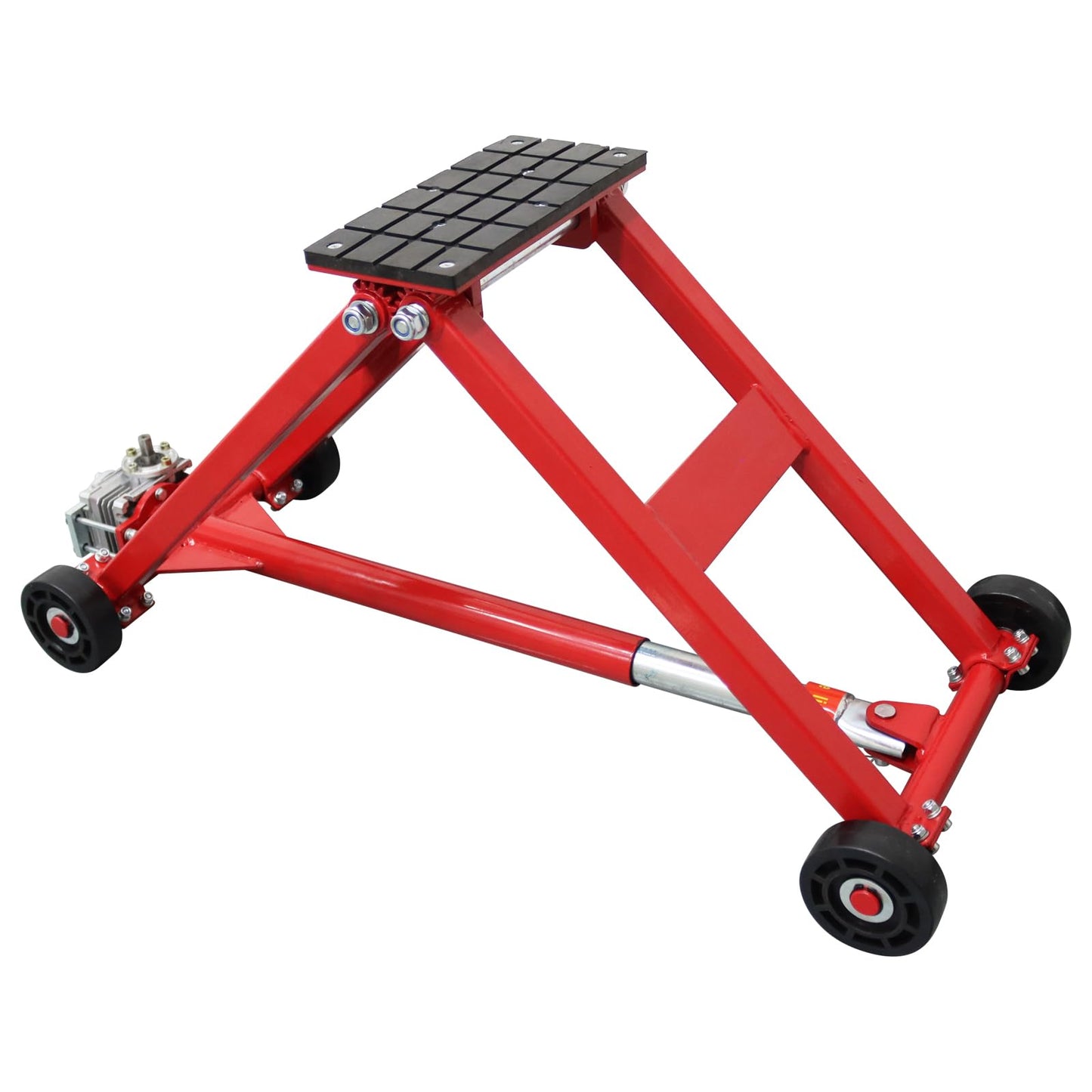 Heavy-Duty Scissor Jack Lift - 4409 lbs/2000kg Capacity, Adjustable Height (4.3"-18.5"), Portable Turbine Hoist Car Lift with 360° Joystick & Rubber Casters