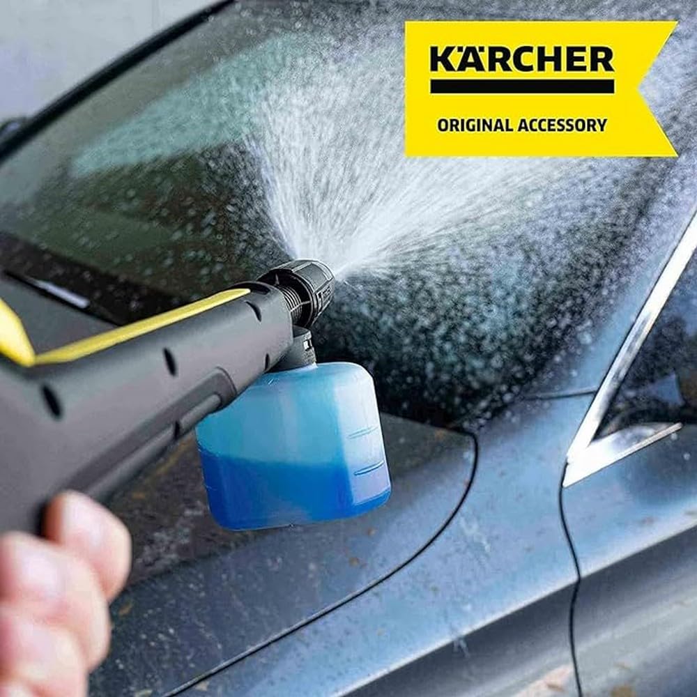 Kärcher K5 Power Control Max 2500 PSI Electric Pressure Washer with Vario & Kärcher - FJ6 Foam Cannon Spray Nozzle - for Kärcher Electric Power Pressure Washers K1-K5