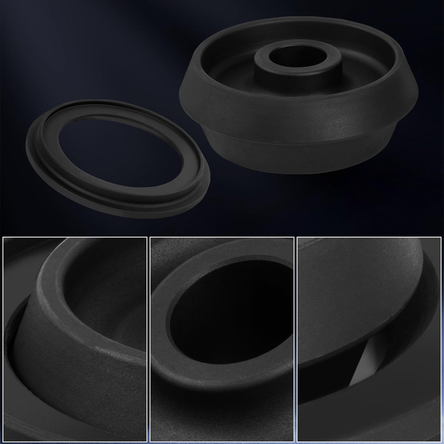 40mm Wheel Balancer Cone Universal Hub Centric Adapter Cone for Tire Balancing Machines, 4.72"- 6.77" Dual Sided Collet Centering Cone Compatible with Light Truck Cars Caravans SUVs, with 188mm Spacer