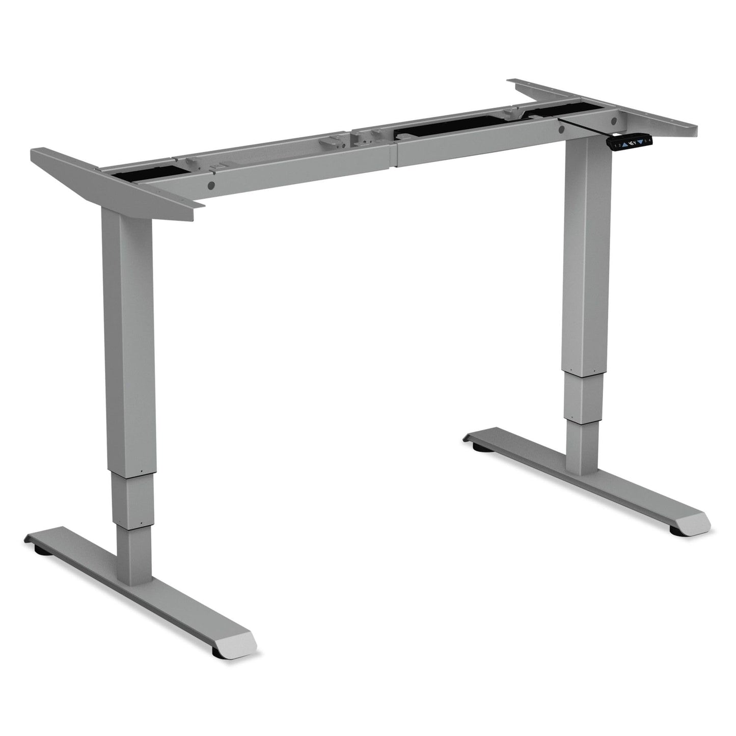 Alera adaptivergo sit-Stand 3-Stage Electric Height-Adjustable Table Base with Memory Control, 48.06" x 24.35" x 25" to 50.7", Gray