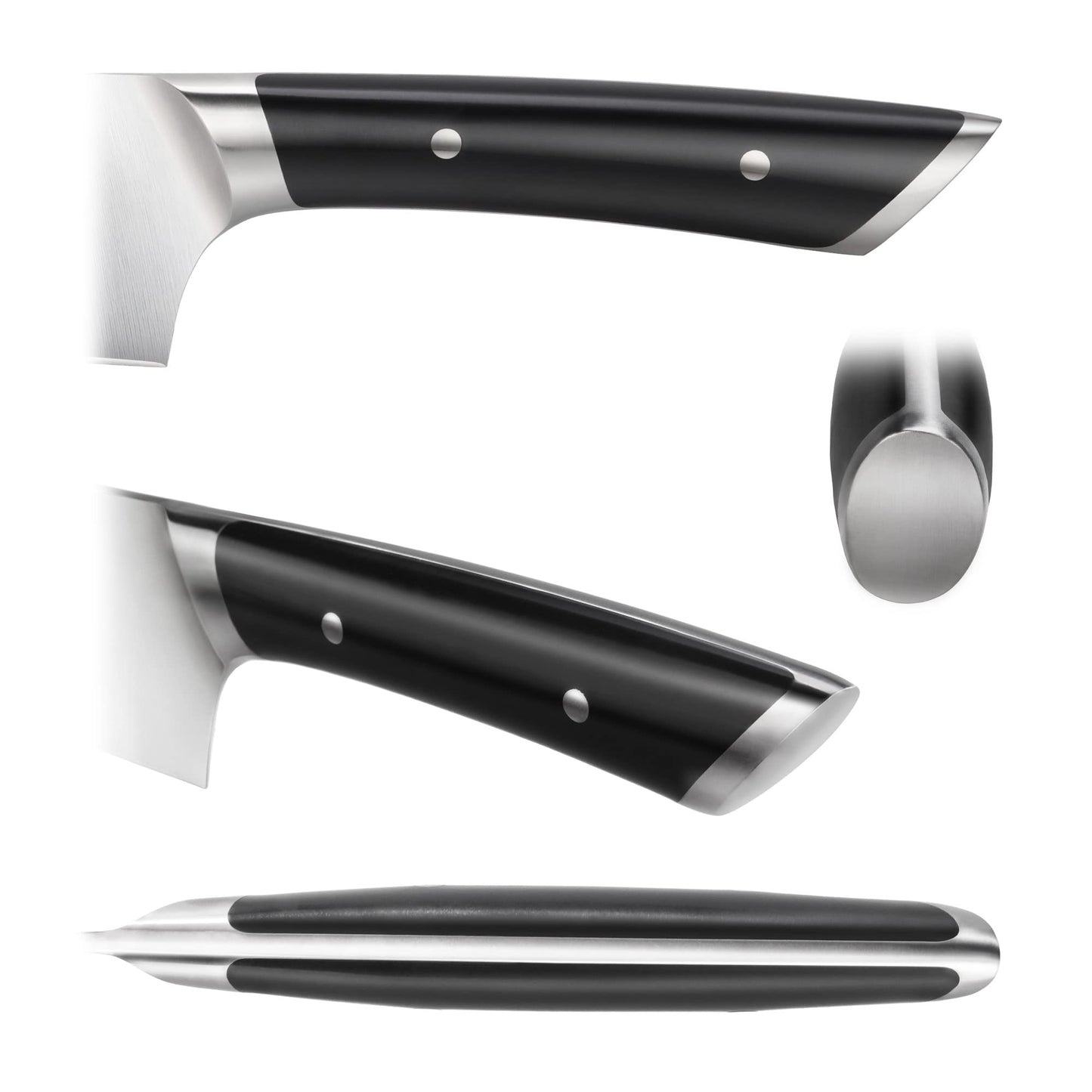 Cangshan HELENA Series German Steel Forged Knife Block Set (8-Piece, Black)