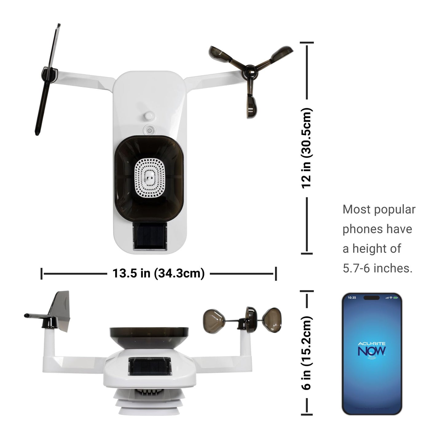 AcuRite Optimus Weather Station with Wi-Fi HD Display, Built-in Barometer, Lightning Detection, Indoor/Outdoor Temperature and Humidity, Wind Speed/Direction, and Rainfall Measurements (01216MCB)